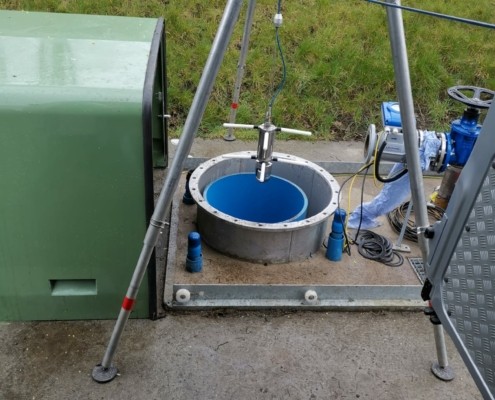 kamerabefahrung zur einmessung und kontrolle